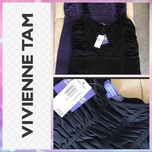 🔴SOLD! NWT SLIMMING VIVIENNE TAM KNIT DRESS Sz M